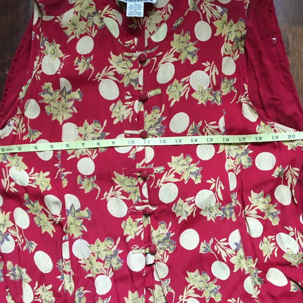 Vintage April Cornell Long Sleeveless Dress and Pants Set - Picture 6 of 11